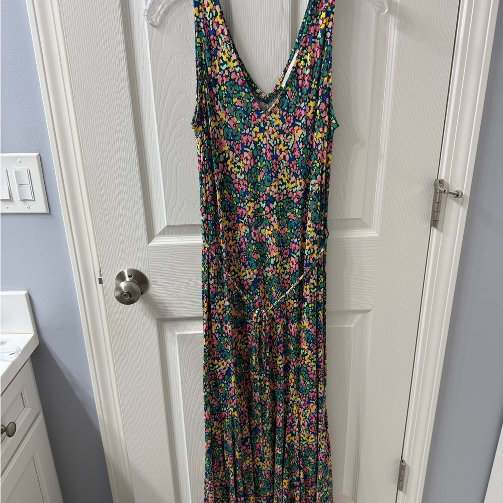 LOFT Multicolor Floral Dress